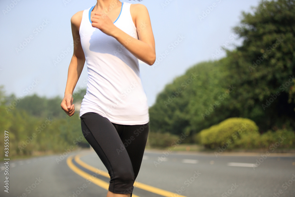 woman running outdoor
