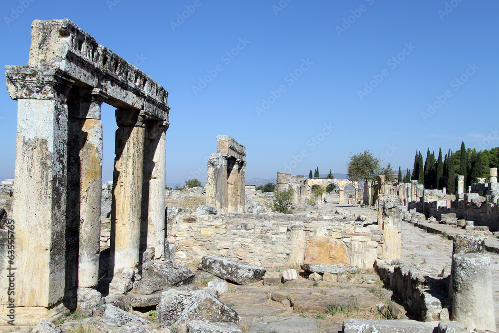 Columns and ruins