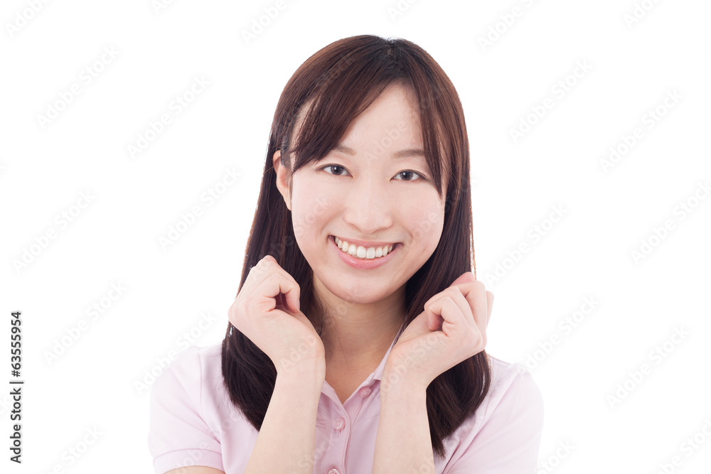 喜ぶ女性 喜ぶ女性