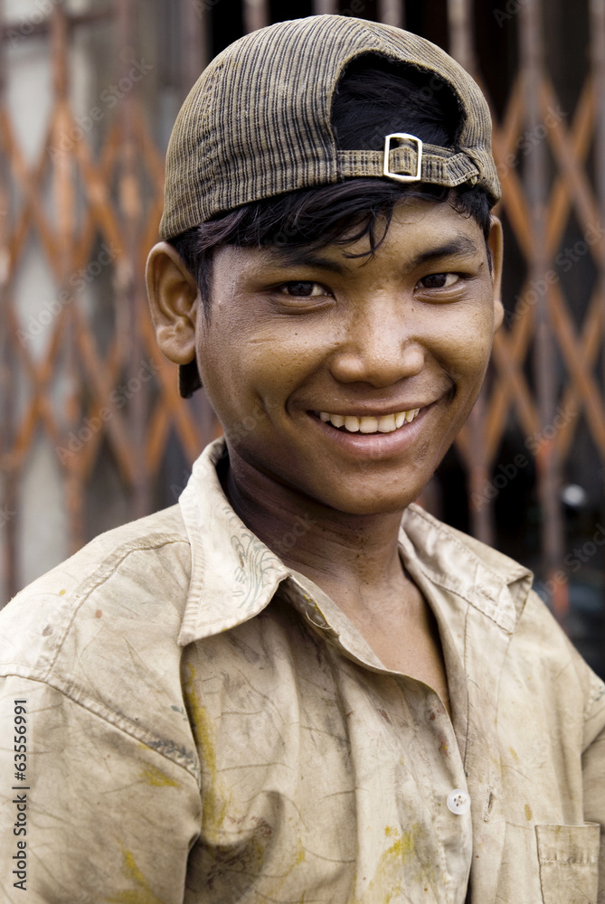 Smiling Cambodian Man