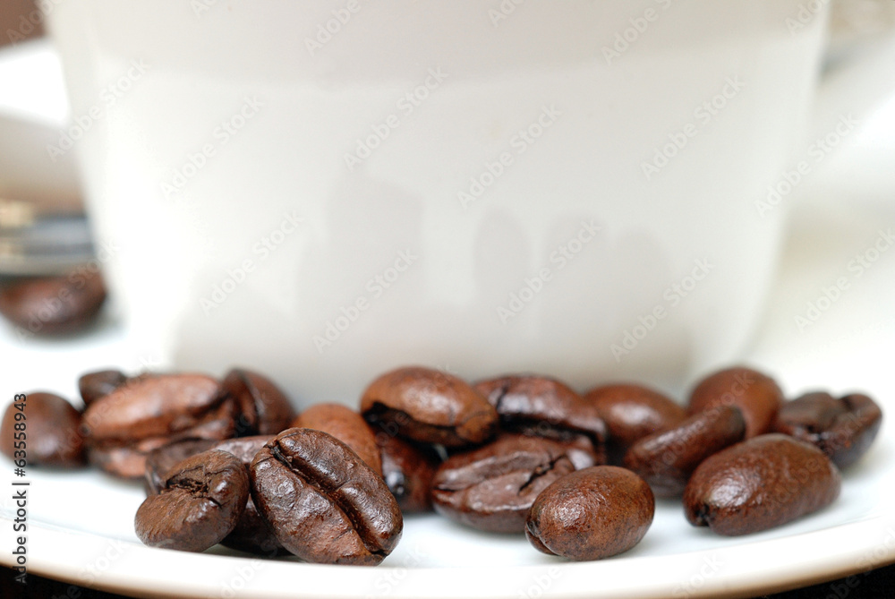 Obraz premium ziarna kawy