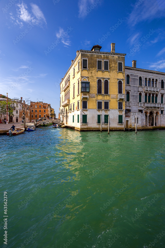 Grand canal in Venice. Italy.