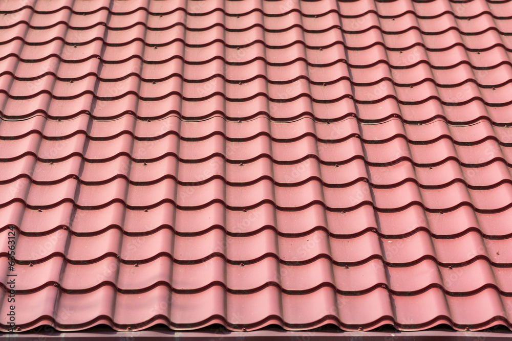 House Shingles Tiles On A Roof Closeup