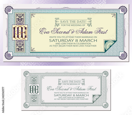 Template for business, envelope, invitations and greeting cards