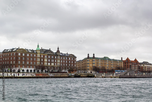 Waterfront of channel, Copenhagen