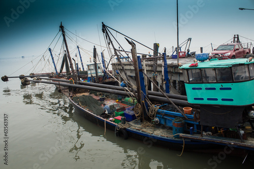 Modern fishing boat