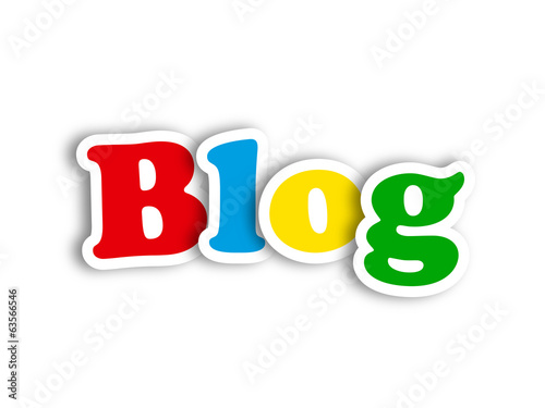"BLOG" (social media news online website web internet news icon)