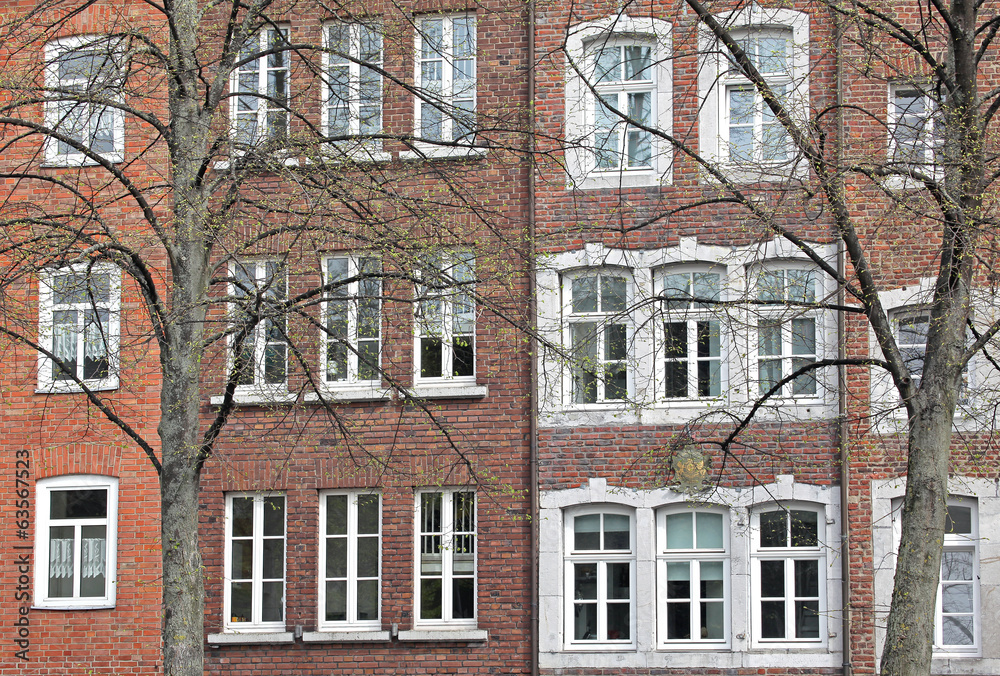 Houses at Aachen, Germany