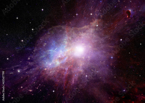 Fototapeta Naklejka Na Ścianę i Meble -  galaxy in a free space