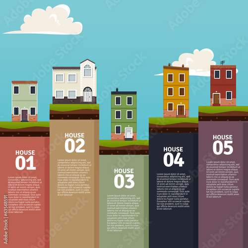Houses infographics
