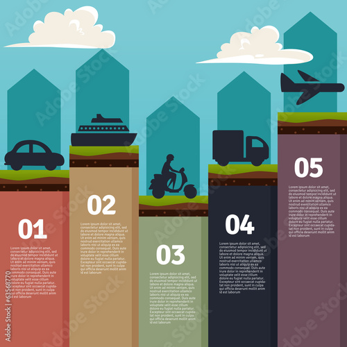 transportation infographic