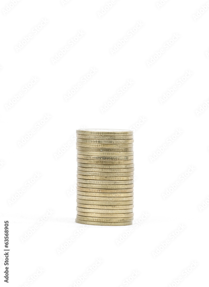 Gold towers made out of gold coins Gold towers made out of gold coins