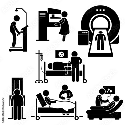 Hospital Medical Checkup Diagnostic Cliparts