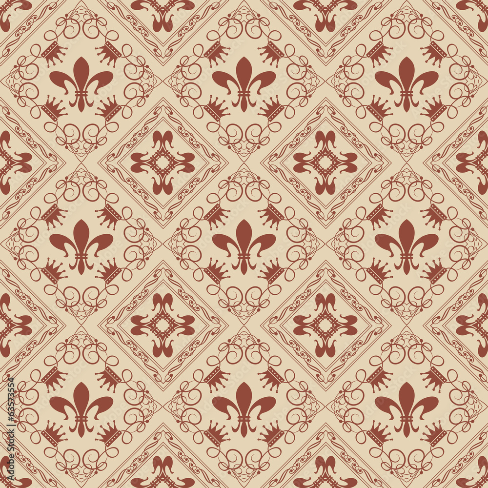 Seamless Wallpaper Damask Seamless Wallpaper Damask