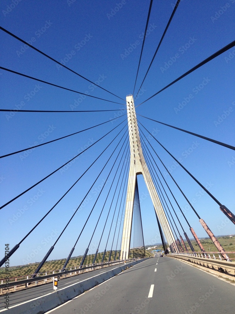 Suspension Bridge between Spain and Portugal