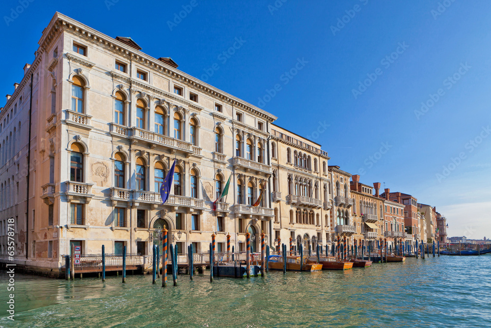 Fototapeta premium Palazzos on the Grand Canal, Venice