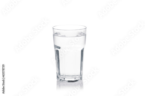 Wallpaper Mural glass of water isolated on a white background. Torontodigital.ca