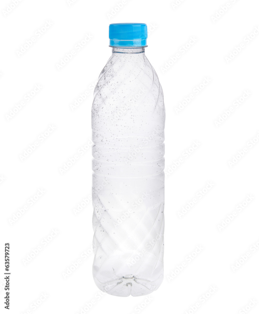 Fototapeta premium Empty plastic bottles isolated on white background.