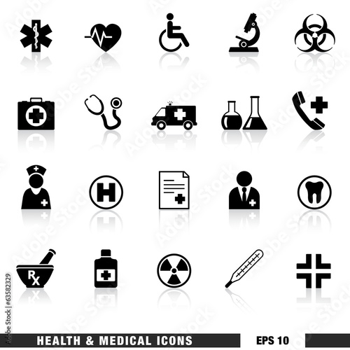Health And Medical Icons Set