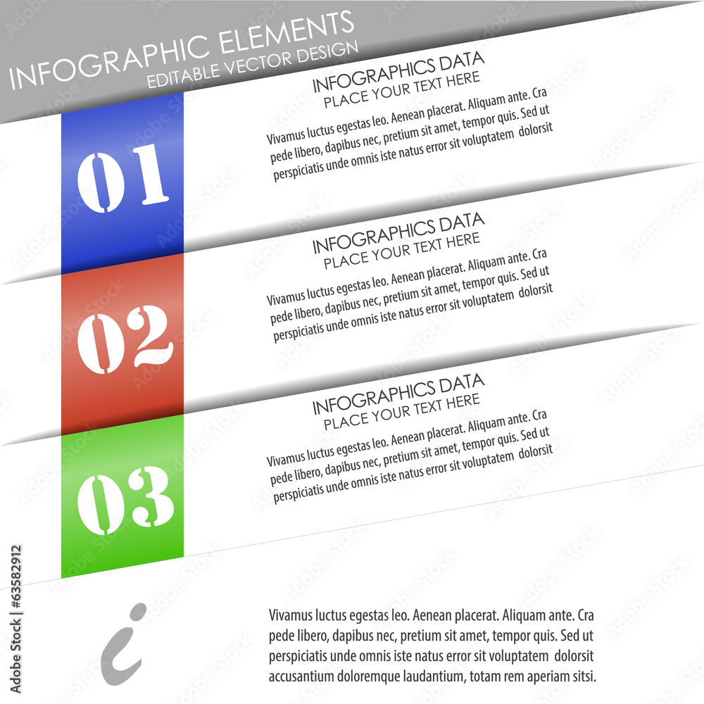 Infographic option banner - template Infographic option banner - template