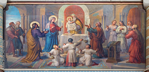 Vienna - Presentation Jesus in the Temple in Carmelites church