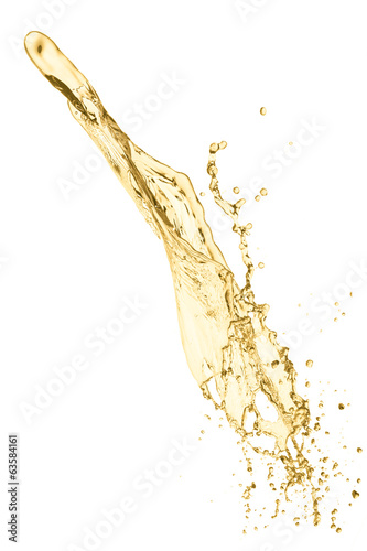 Obraz na płótnie white wine splash as a celebration abstract w salonie