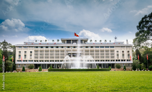 Reunification Palace, landmark in Ho Chi Minh City, Vietnam