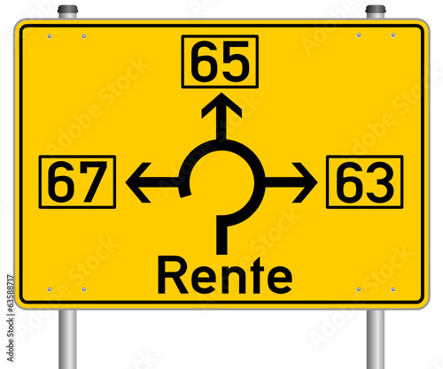 Rente Schild  #140408-svg01 photo