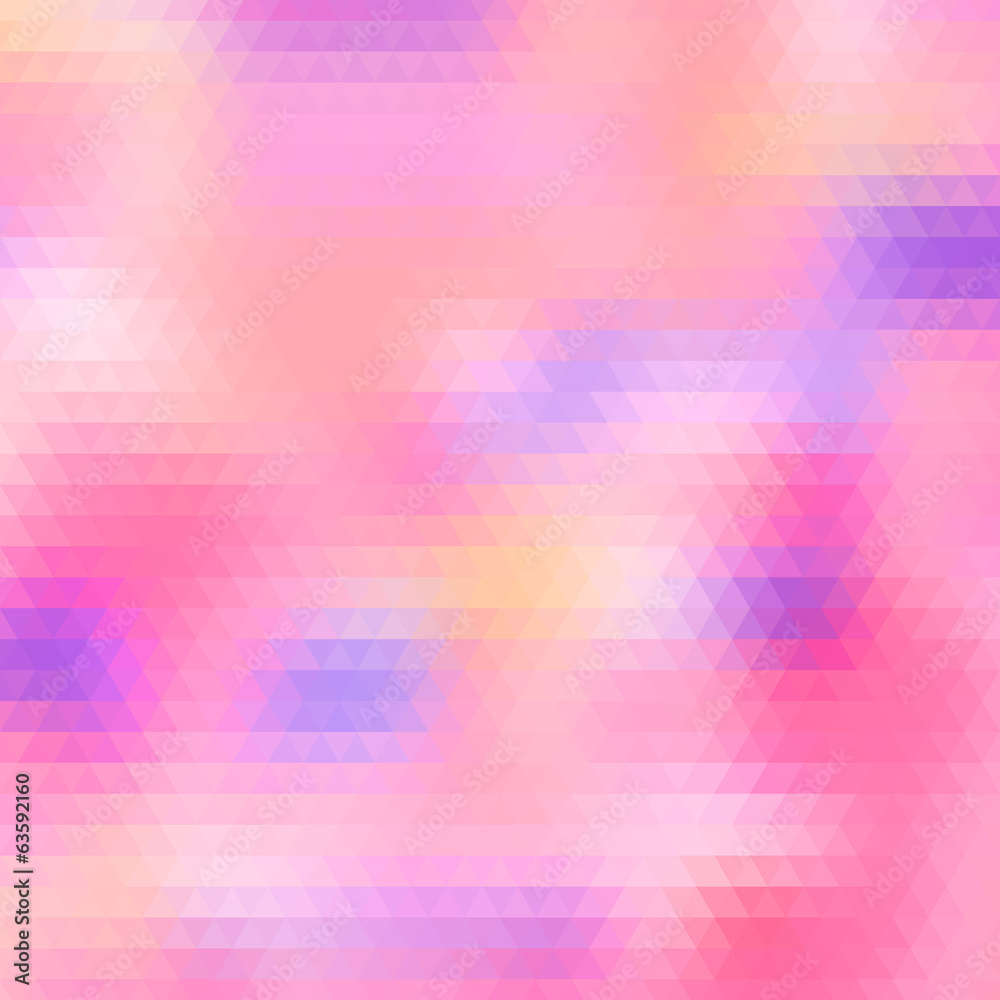 Pink and purple mosaic faceted background. Pink and purple mosaic faceted background.