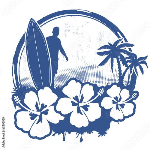 Surf stamp