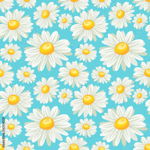 camomile seamless pattern © Julie Boro