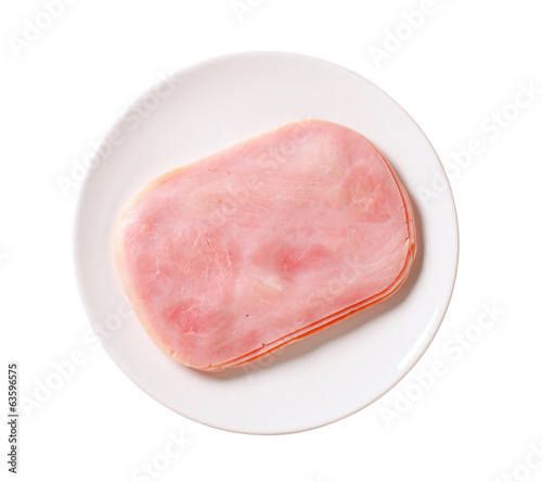 Sliced ham