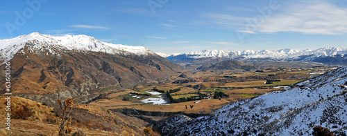 Wakatipu Basin Panorama - Queenstown, New Zealand photo