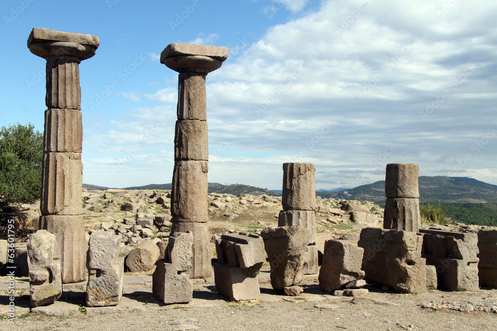 Columns of Athena temple