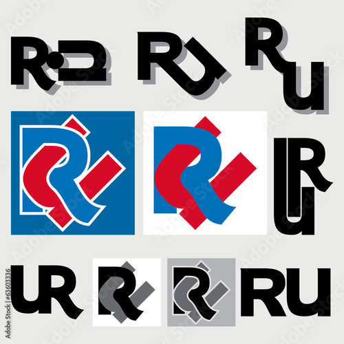 Монограмма RU