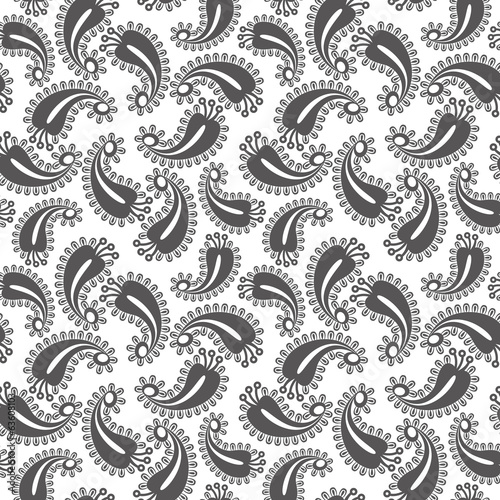 Seamless cashmere pattern illustration vector