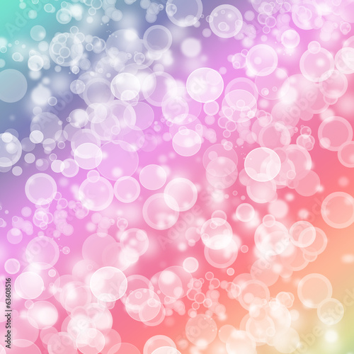 A transparent soap bubble background design with room for text