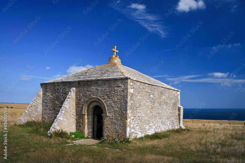 Chapel of St Aldhelm in Dorset, UK.
