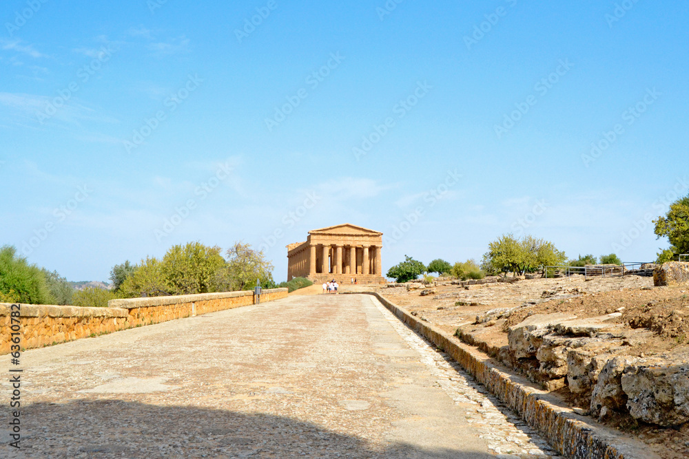 Fototapeta premium Temple of Concord - Agrigento, Sicily