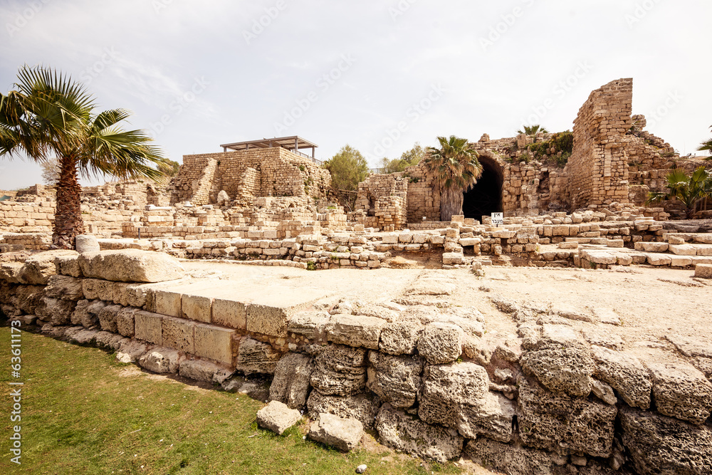 Roman ruins in Israel
