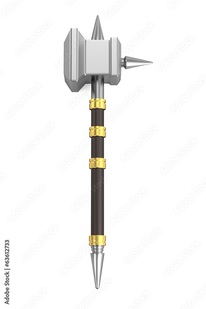 Fototapeta premium realistic 3d render of hammer