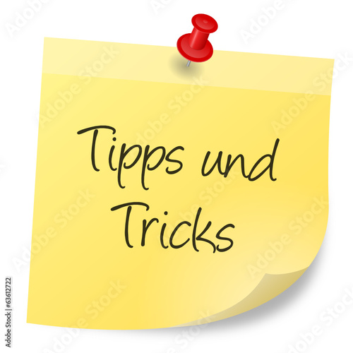 Notizzettel Tipps und Tricks