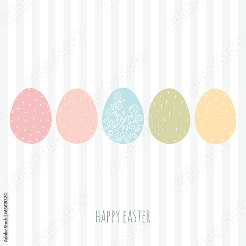Sticker Happy easter greeting card