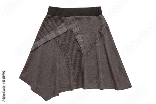 Εκτύπωση καμβά asymmetric  flared skirt