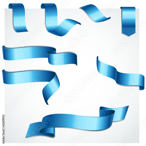 Banderolen Set - Blau