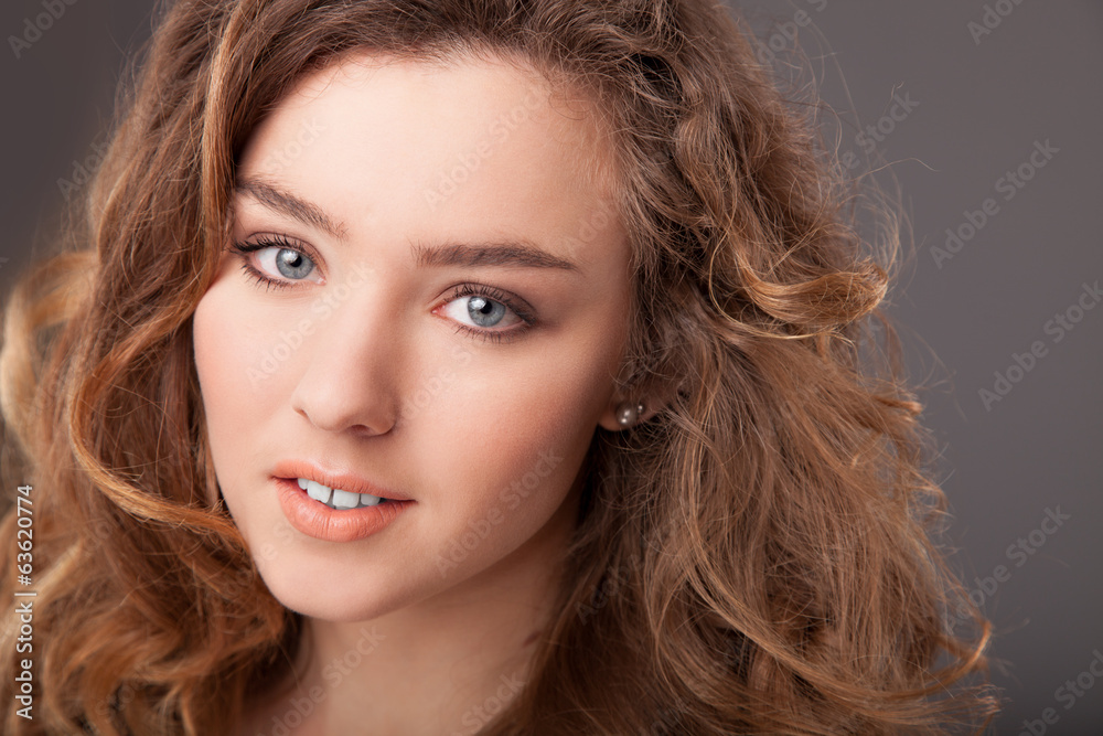 beauty woman portrait of teen girl