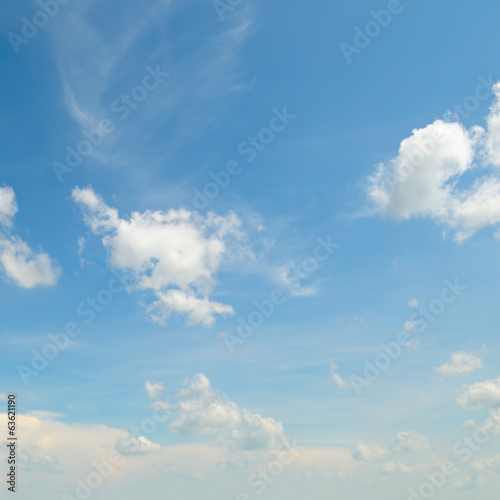 blue sky with light clouds