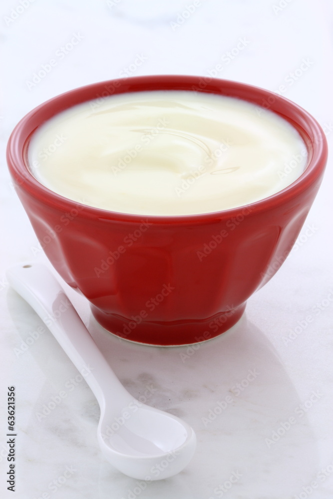 Fresh plain yogurt Fresh plain yogurt