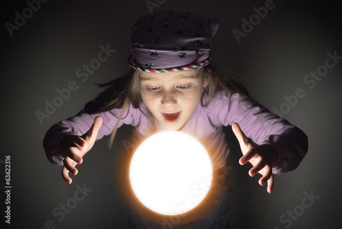 Slika na platnu Little Gypsy Fortune Teller