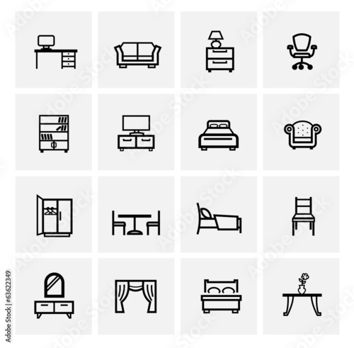 Furniture icons